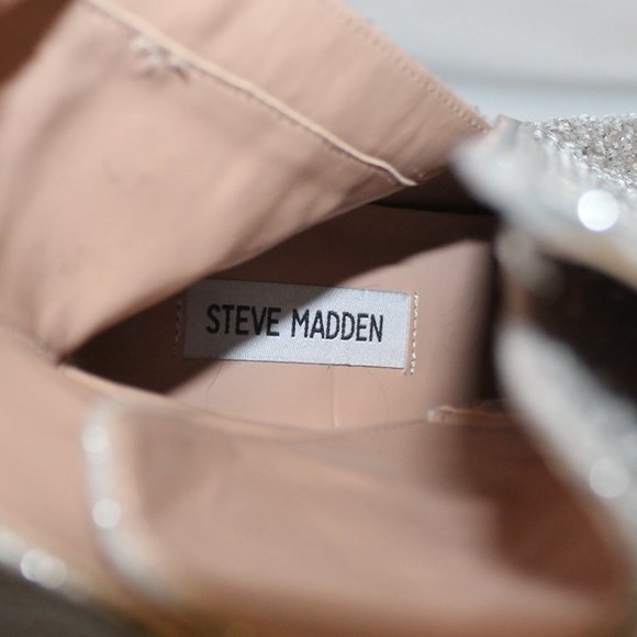 |Steve Madden VALENCY-R RHINESTONES  CRYSTAL Booties Ankle Boot Shoes Heels - Picture 10 of 11